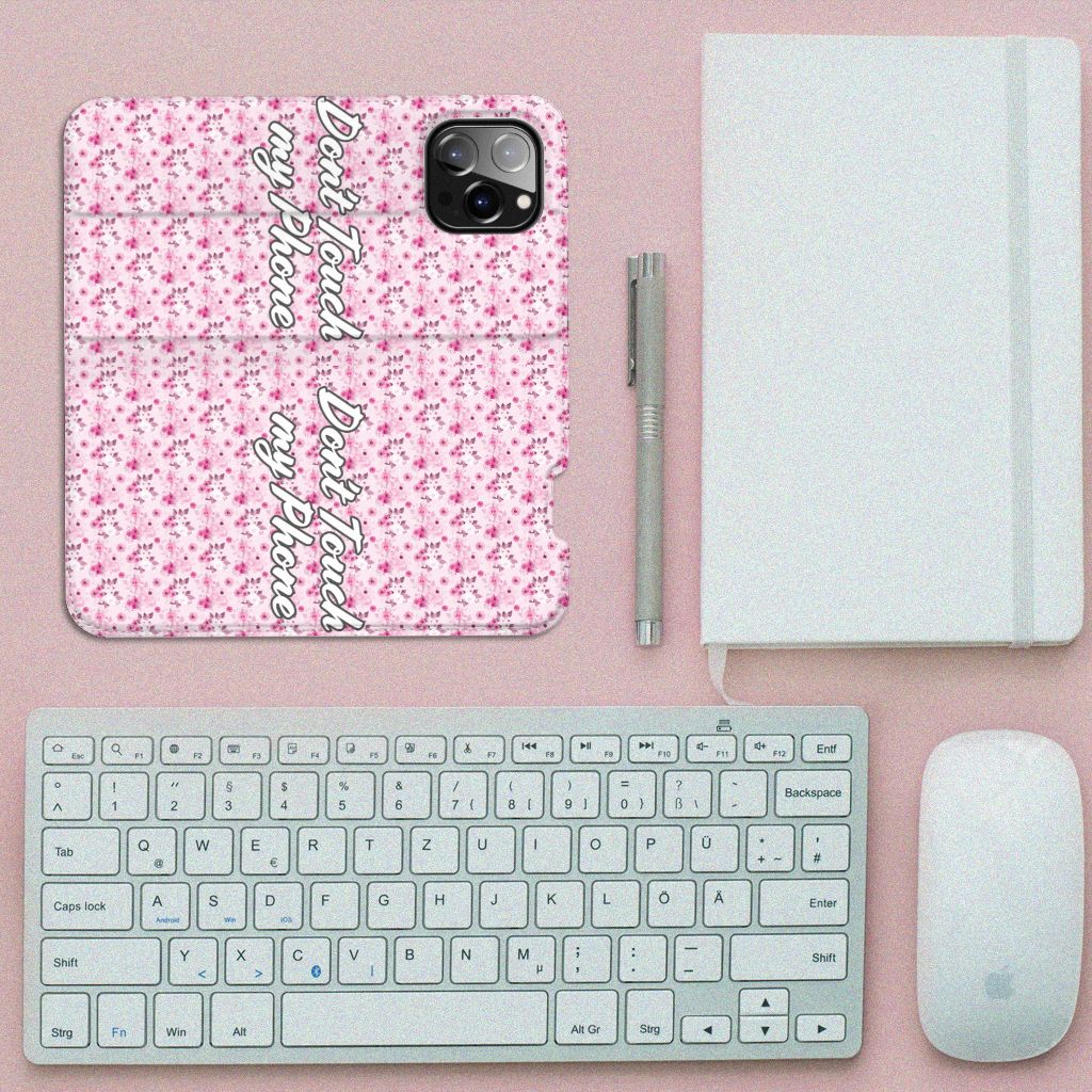 iPhone 14 Pro Max Design Case Flowers Pink DTMP - B2C Telecom