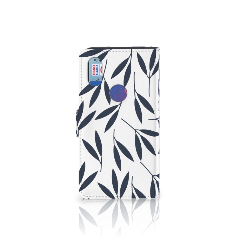 Xiaomi Mi Mix 2s Hoesje Leaves Blue