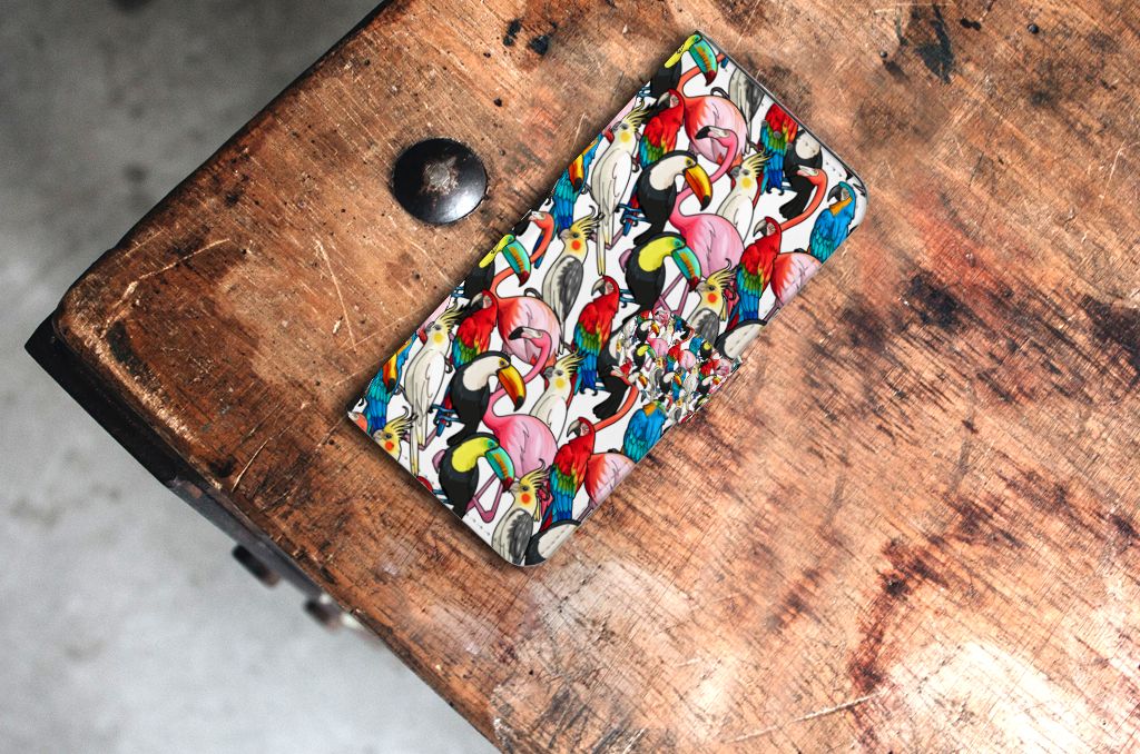 Samsung Galaxy S21 Plus Telefoonhoesje met Pasjes Birds