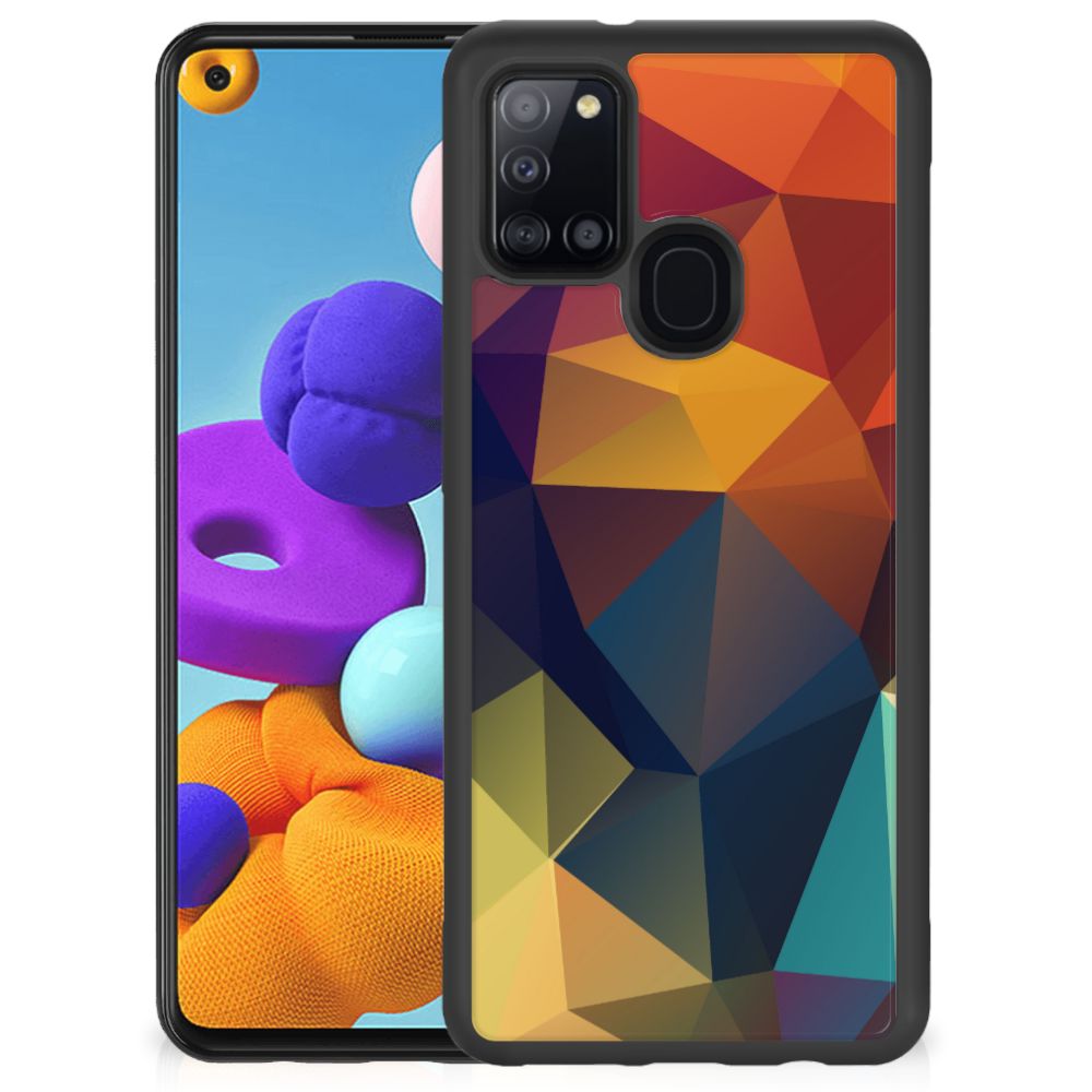 Samsung Galaxy A21s Grip Case Polygon Color