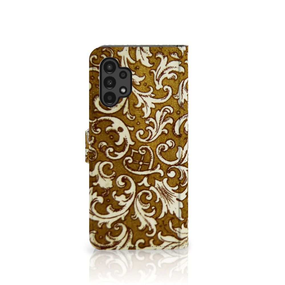 Wallet Case Samsung Galaxy A13 (4G) Barok Goud