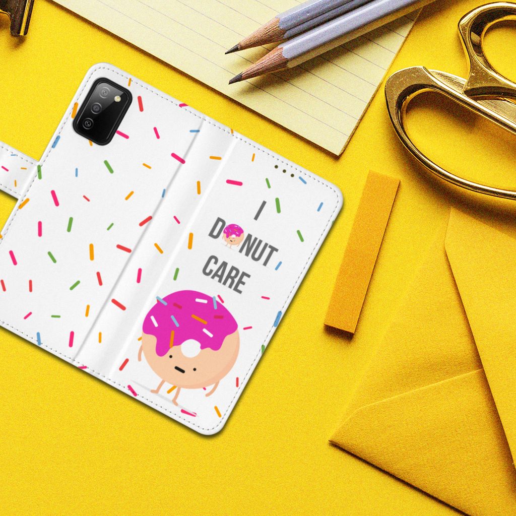 Samsung Galaxy A02s | M02s Book Cover Donut Roze