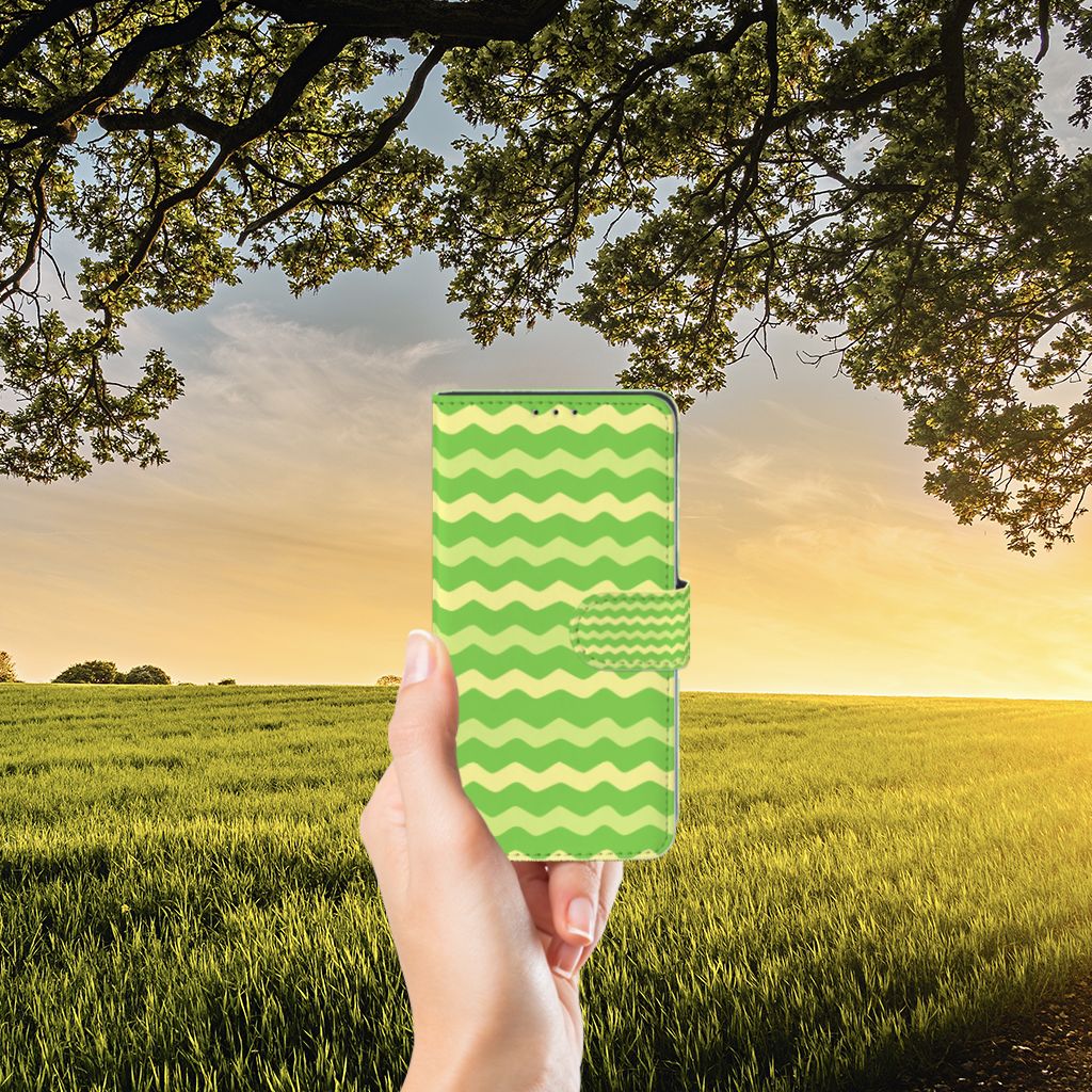 Xiaomi Mi Mix 2s Telefoon Hoesje Waves Green