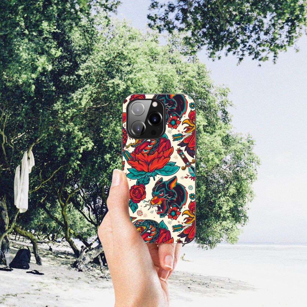 Silicone Back Case voor iPhone 14 Pro Old Skool B2C Telecom