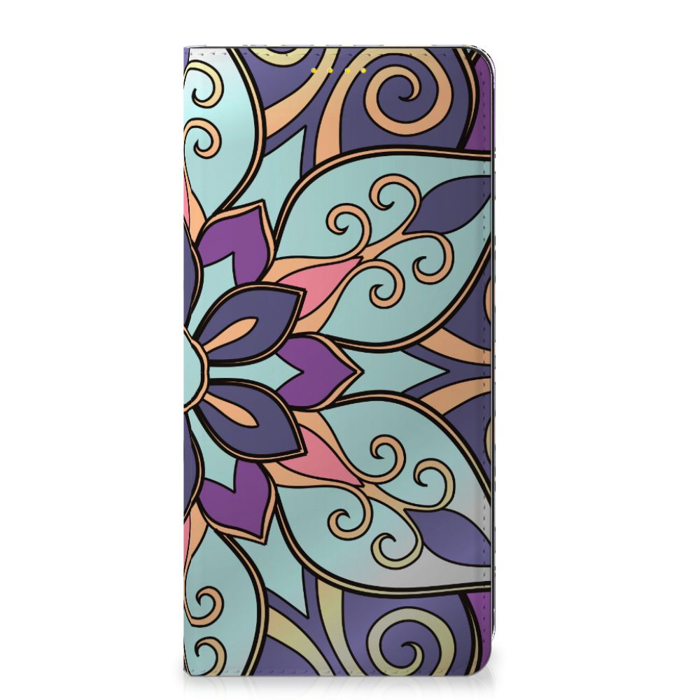 Xiaomi Poco X3 Pro | Poco X3 Smart Cover Purple Flower - B2C Telecom