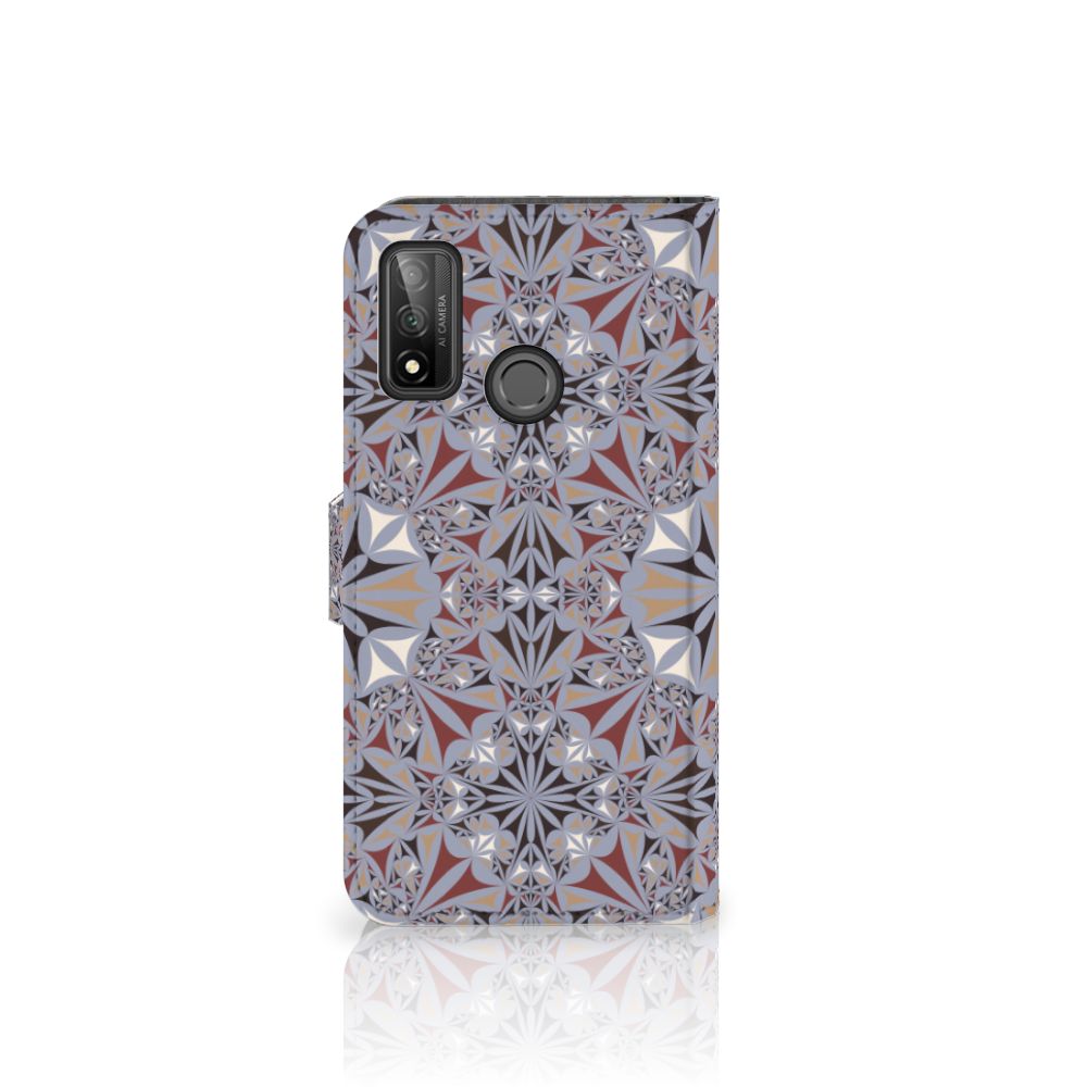 Huawei P Smart 2020 Bookcase Flower Tiles