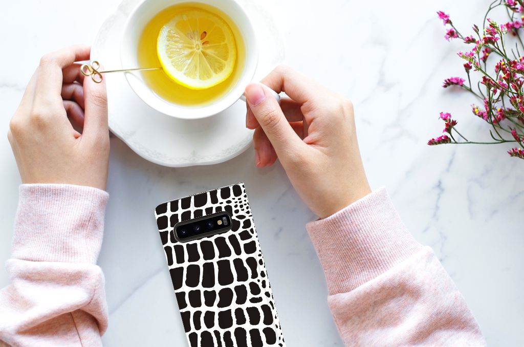 Samsung Galaxy S10 Hoesje maken Slangenprint