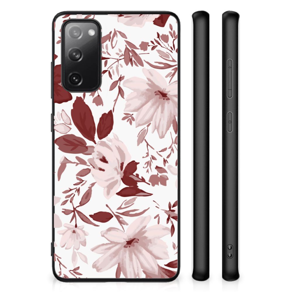 Kleurrijke Telefoonhoesje Samsung Galaxy S20 FE Watercolor Flowers B2C Telecom