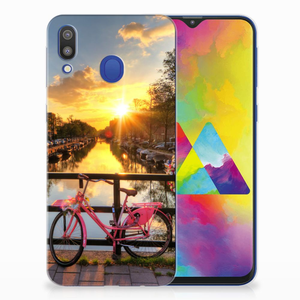 Samsung Galaxy M20 (Power) Siliconen Back Cover Amsterdamse Grachten