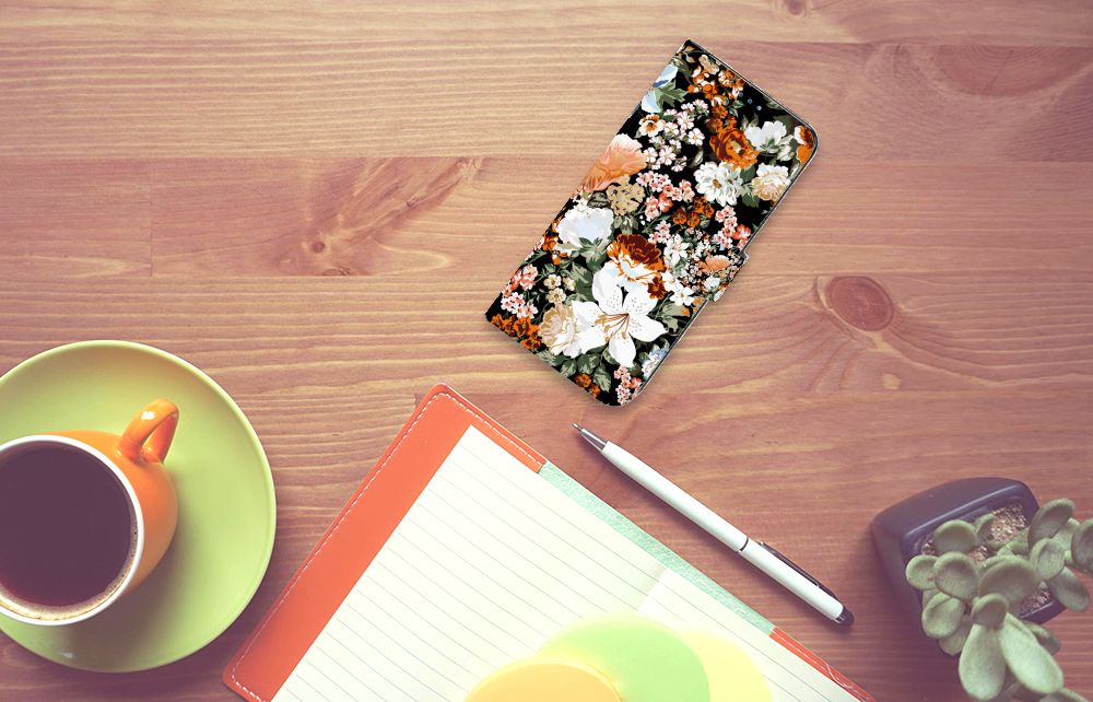 Hoesje voor OnePlus Nord N10 Dark Flowers