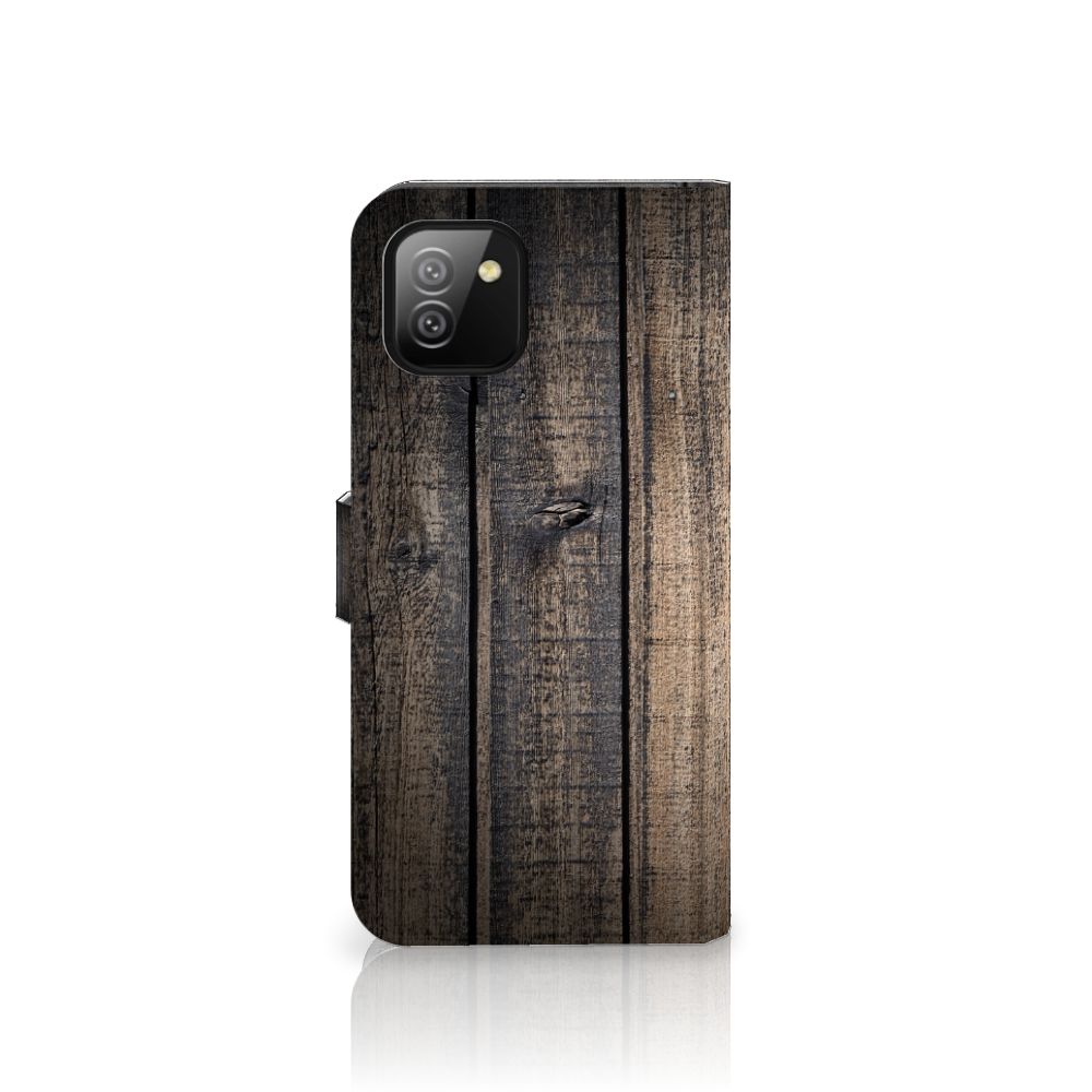 Samsung Galaxy A03 Book Style Case Steigerhout