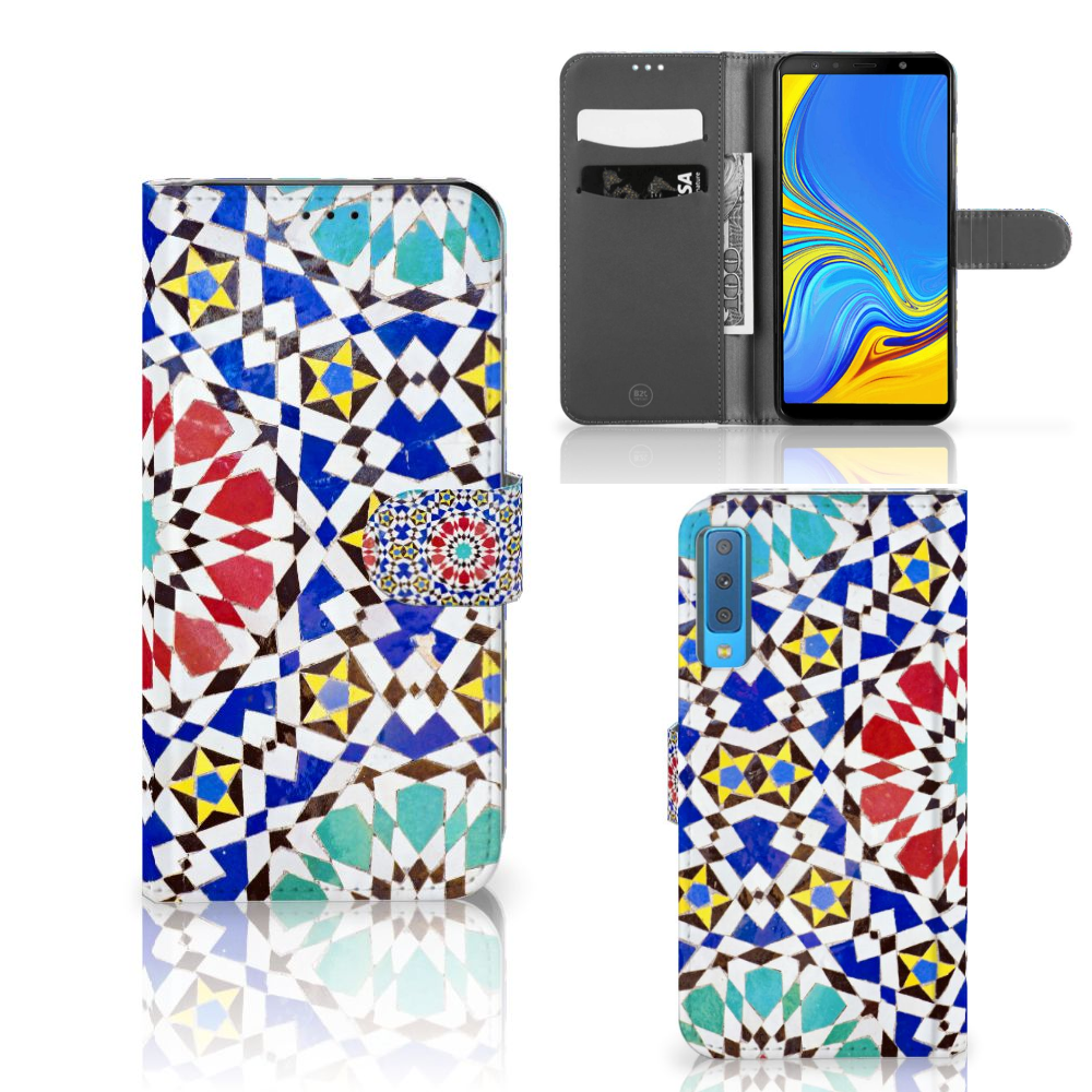 Samsung Galaxy A7 (2018) Bookcase Mozaïek