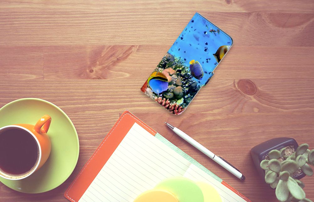 Samsung Galaxy A31 Telefoonhoesje met Pasjes Vissen