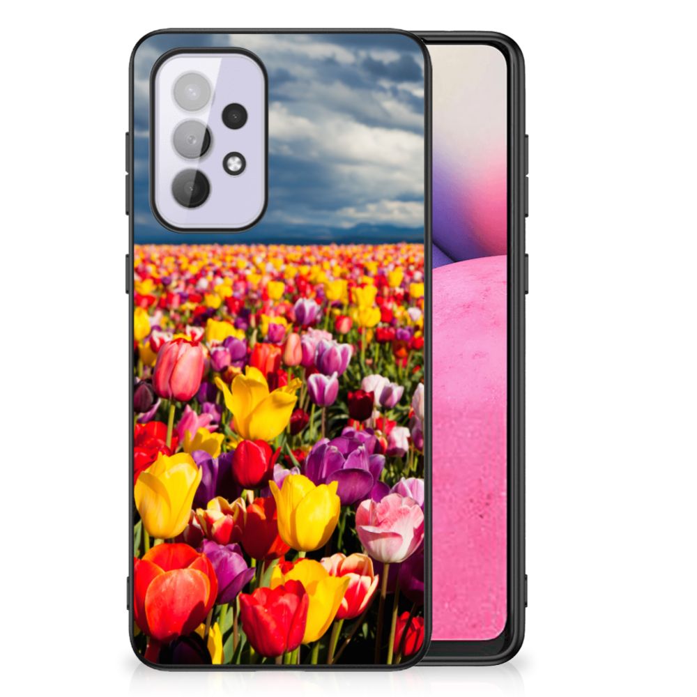 Samsung Galaxy A33 5G Bloemen Hoesje Tulpen