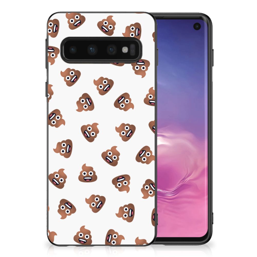 Bumper Case voor Samsung Galaxy S10 Poep Emojis B2C Telecom