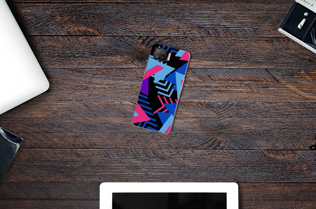 OPPO A73 4G TPU Hoesje Funky Triangle