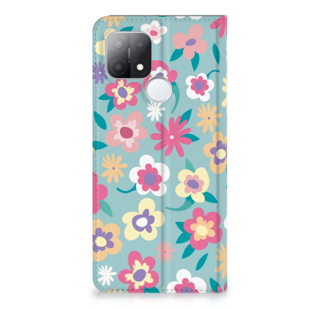 OPPO A15 Smart Cover Flower Power - B2C Telecom