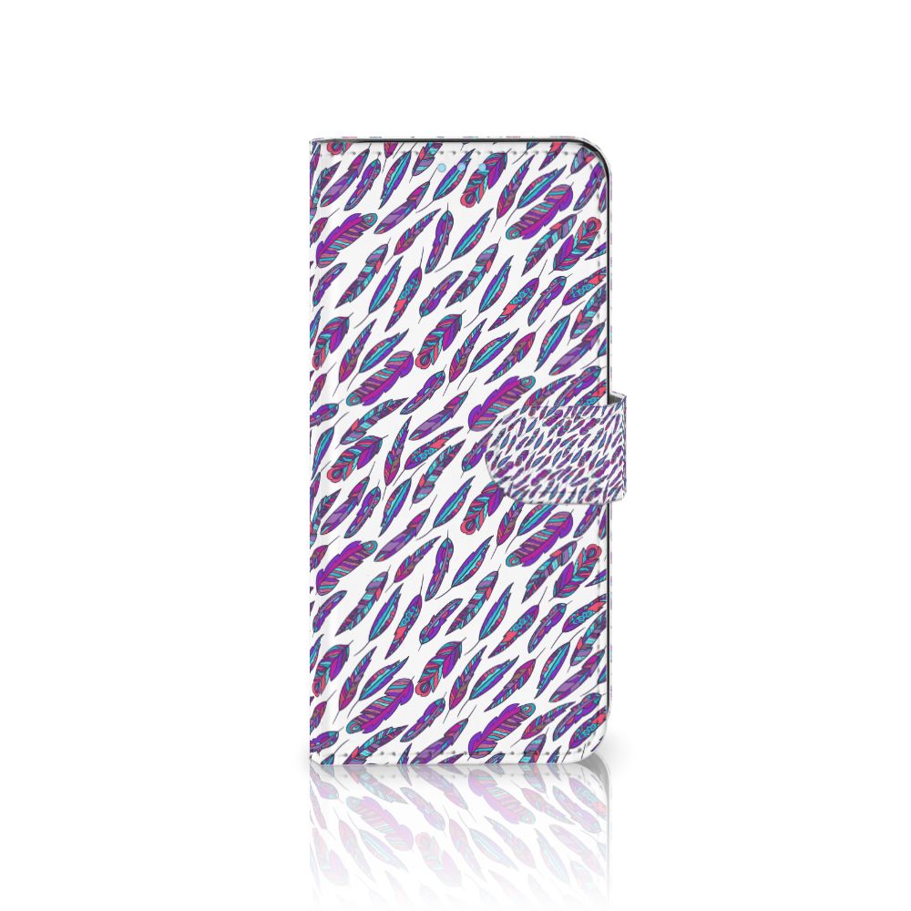 OPPO A74 4G Telefoon Hoesje Feathers Color