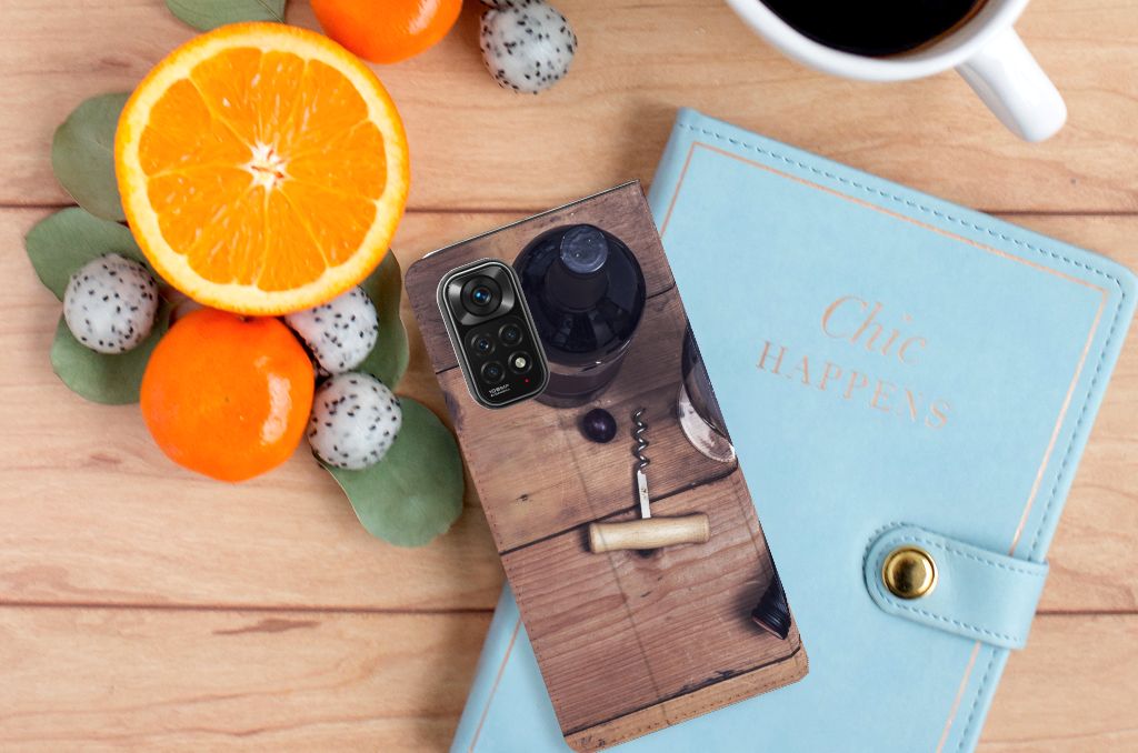Xiaomi Redmi Note 11/11S Flip Style Cover Wijn - B2C Telecom