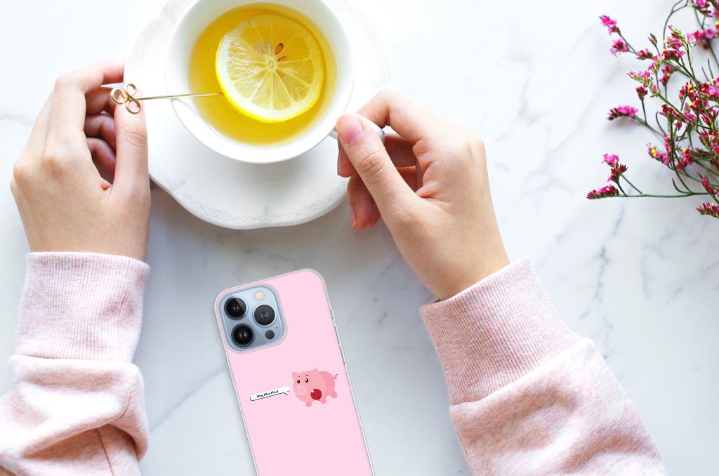 Apple iPhone 13 Pro Telefoonhoesje met Naam Pig Mud B2C Telecom