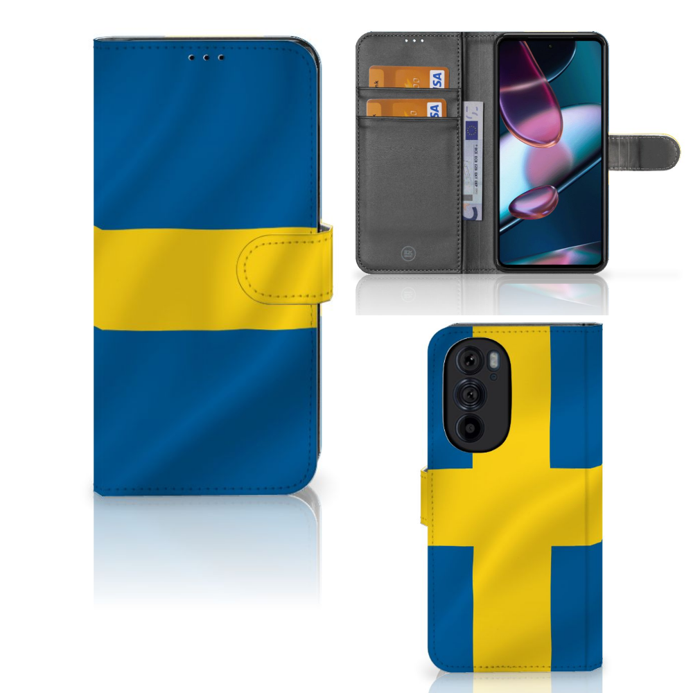 Motorola Edge 30 Pro Bookstyle Case Zweden