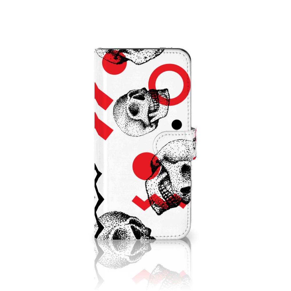Telefoonhoesje met Naam Samsung Galaxy A33 5G Skull Red