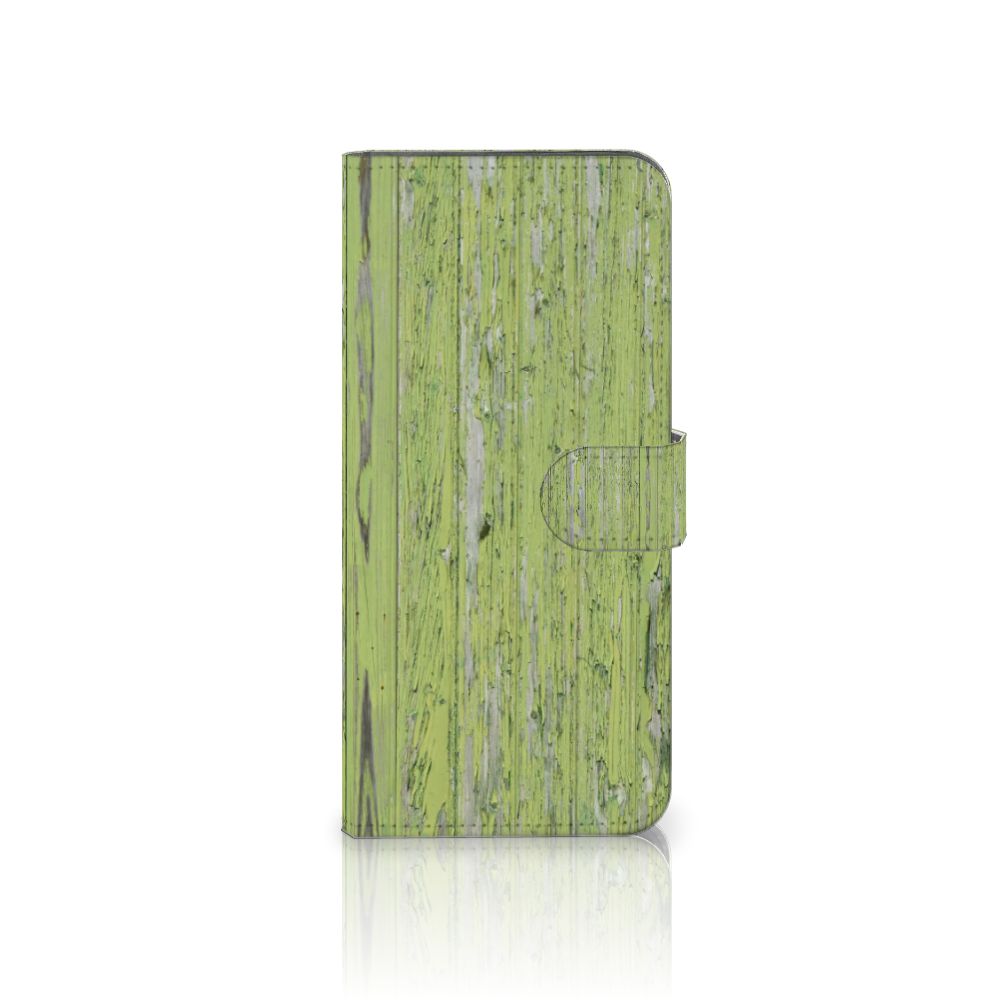 Motorola Edge 20 Lite Book Style Case Green Wood