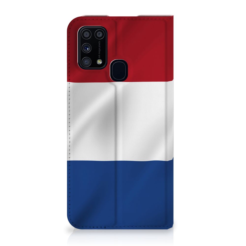 Samsung Galaxy M31 Standcase Nederlandse Vlag - B2C Telecom