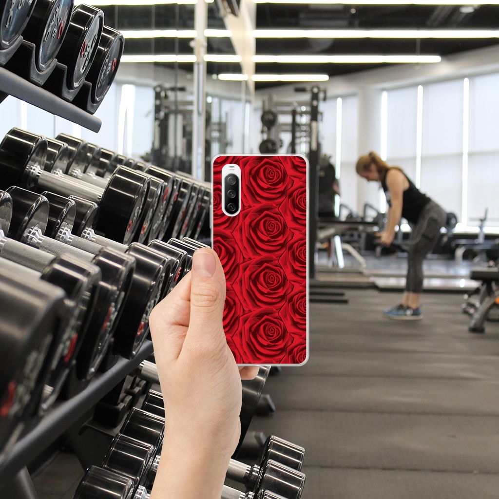 Sony Xperia 10 III TPU Case Red Roses