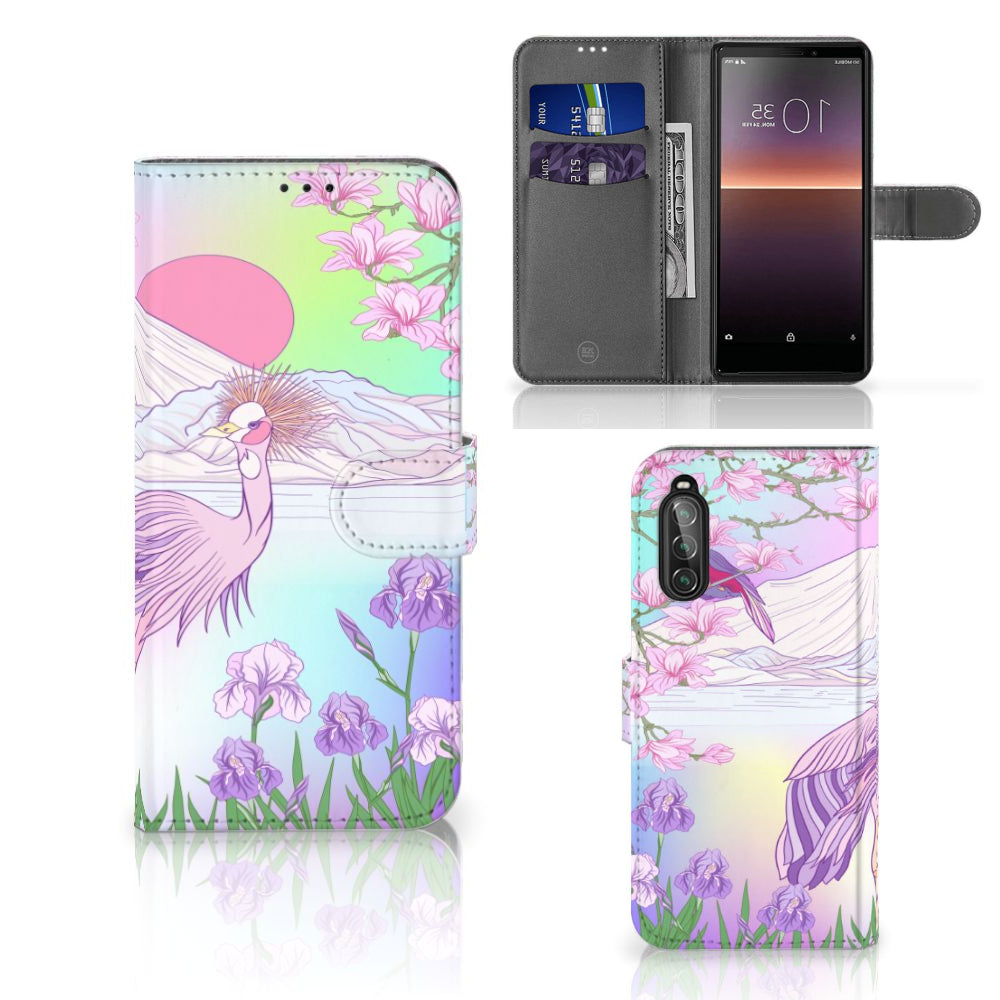 Sony Xperia 10 II Telefoonhoesje met Pasjes Bird