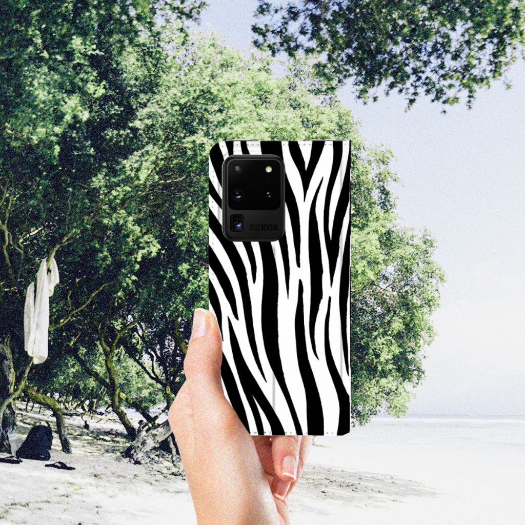 Samsung Galaxy S20 Ultra Hoesje maken Zebra - B2C Telecom