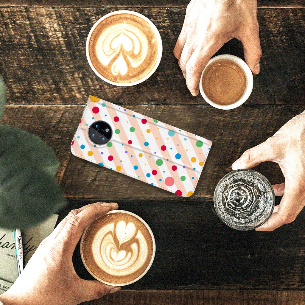 Nokia G50 Hoesje met Magneet Dots - B2C Telecom