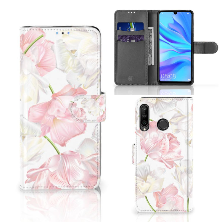 Huawei P30 Lite (2020) Hoesje Lovely Flowers