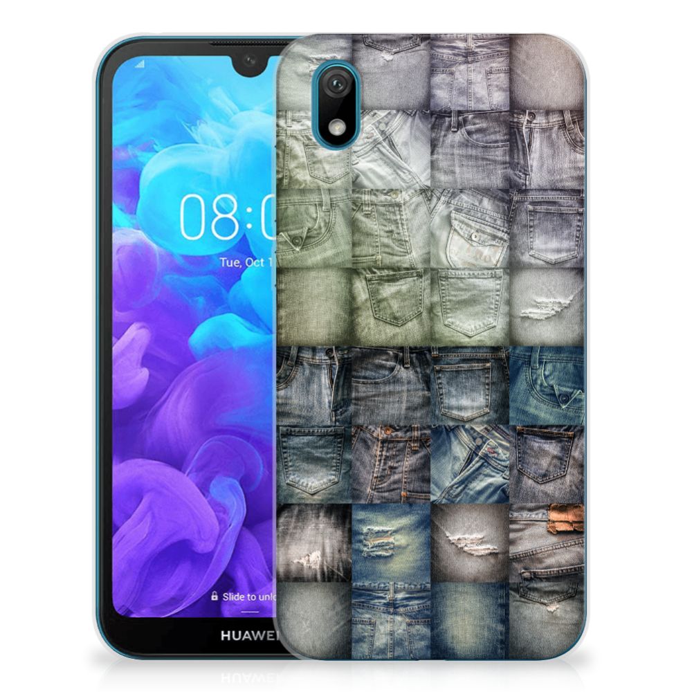 Silicone Back Cover Huawei Y5 (2019) Spijkerbroeken