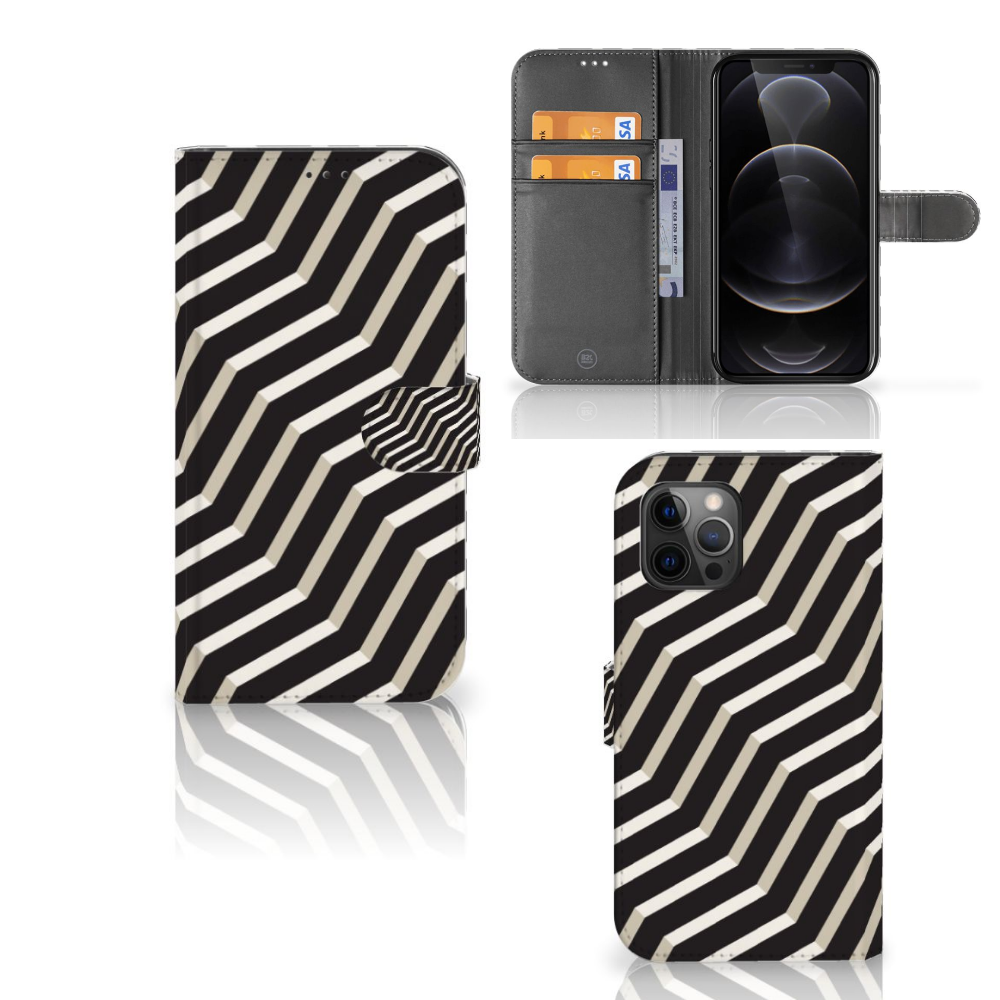 Apple iPhone 12 Pro Max Book Case Illusion