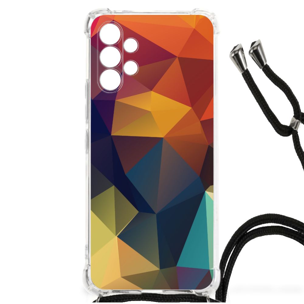 Samsung Galaxy A13 4G Shockproof Case Polygon Color