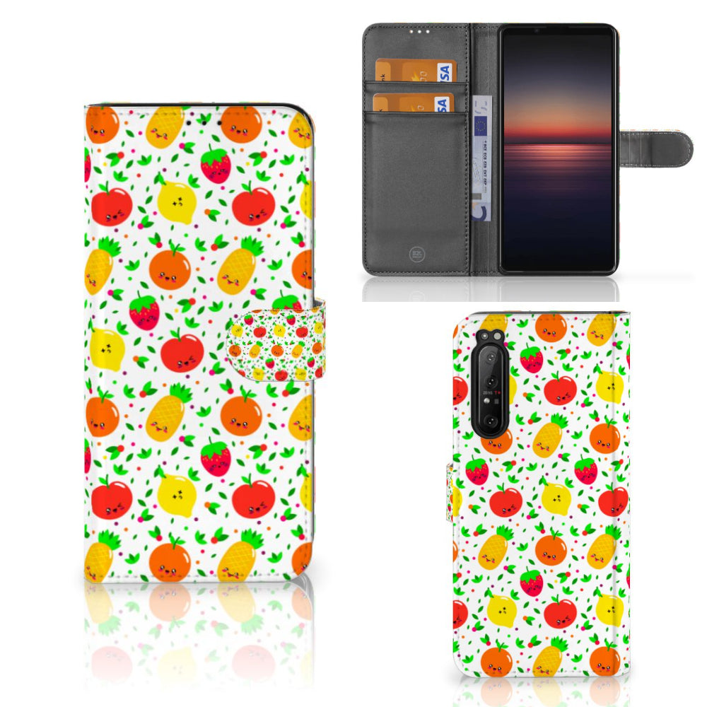 Sony Xperia 1 II Book Cover Fruits