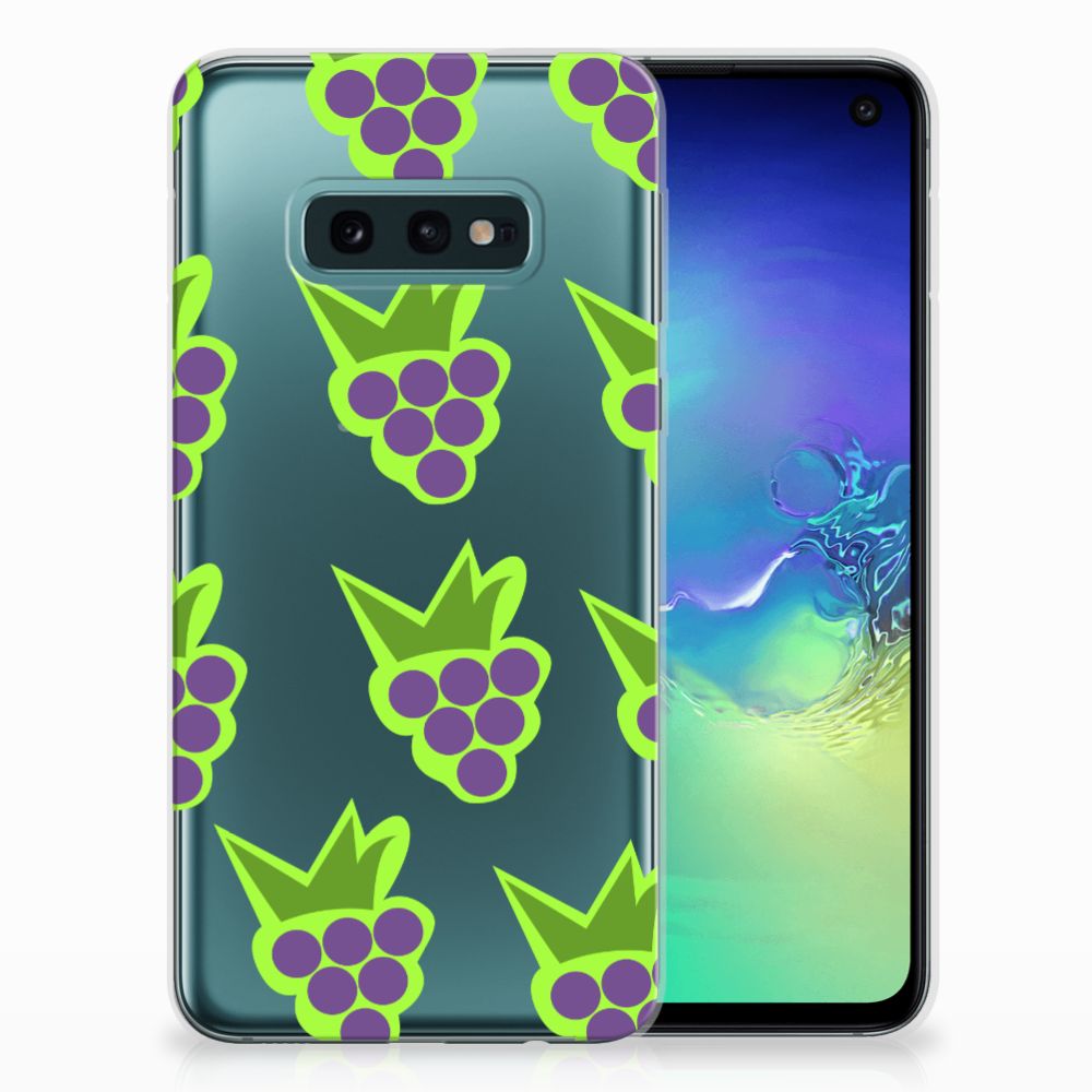 Samsung Galaxy S10e Siliconen Case Druiven
