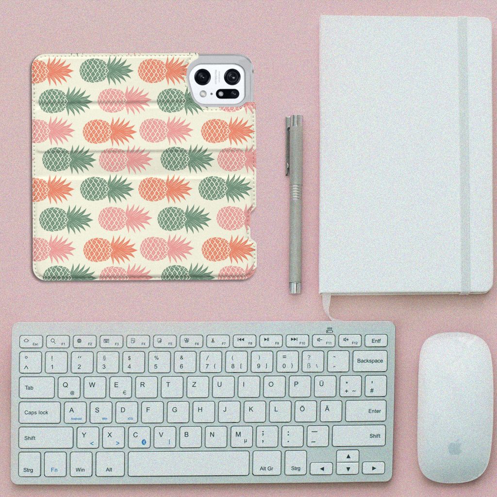 OPPO Find X5 Pro Flip Style Cover Ananas - B2C Telecom
