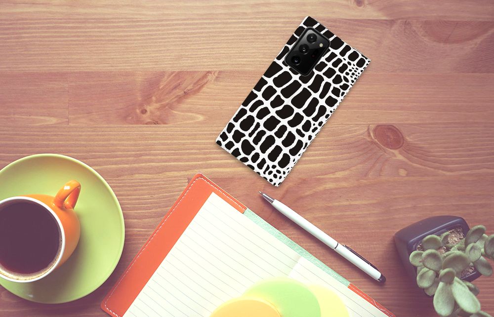 Samsung Galaxy Note 20 Ultra Hoesje maken Slangenprint - B2C Telecom