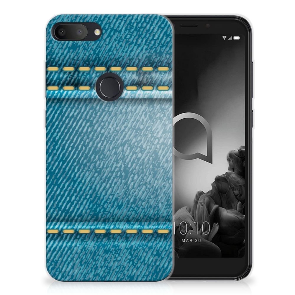 Alcatel 1S (2019) Silicone Back Cover Jeans