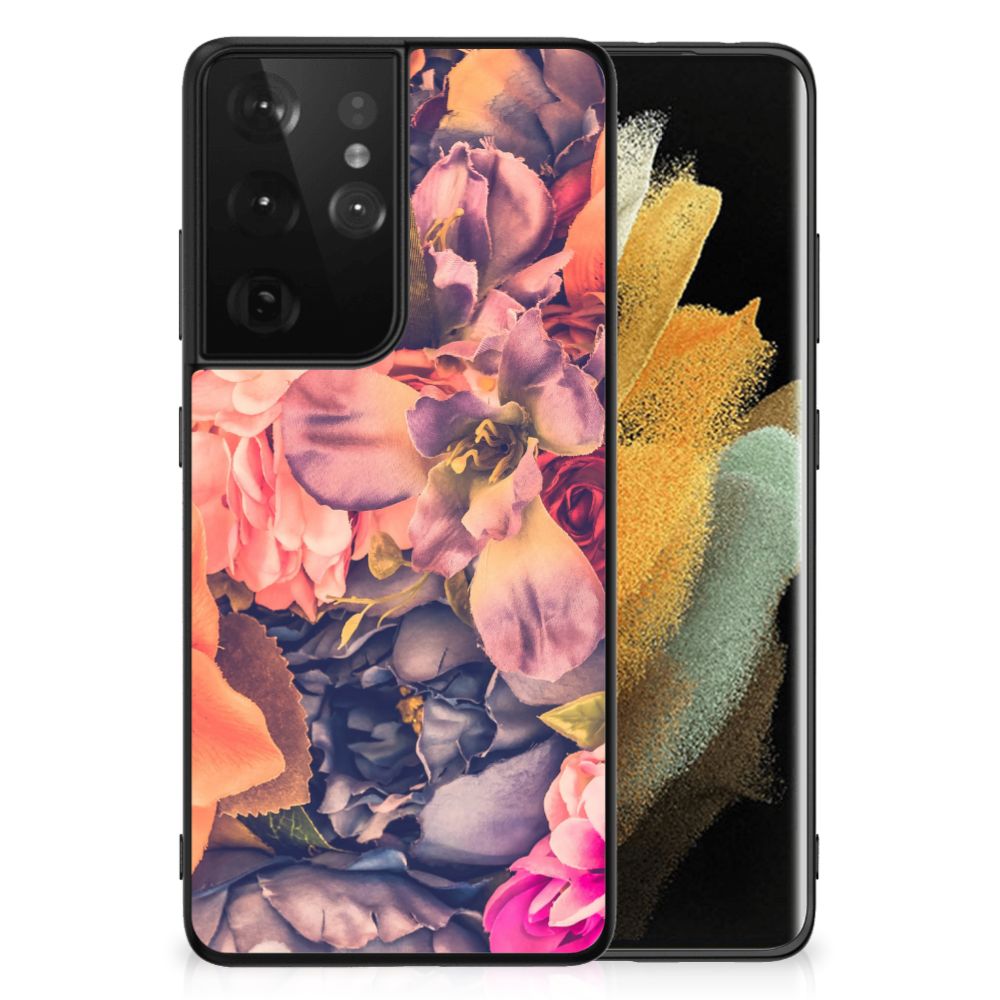 Samsung Galaxy S21 Ultra Bloemen Hoesje Bosje Bloemen