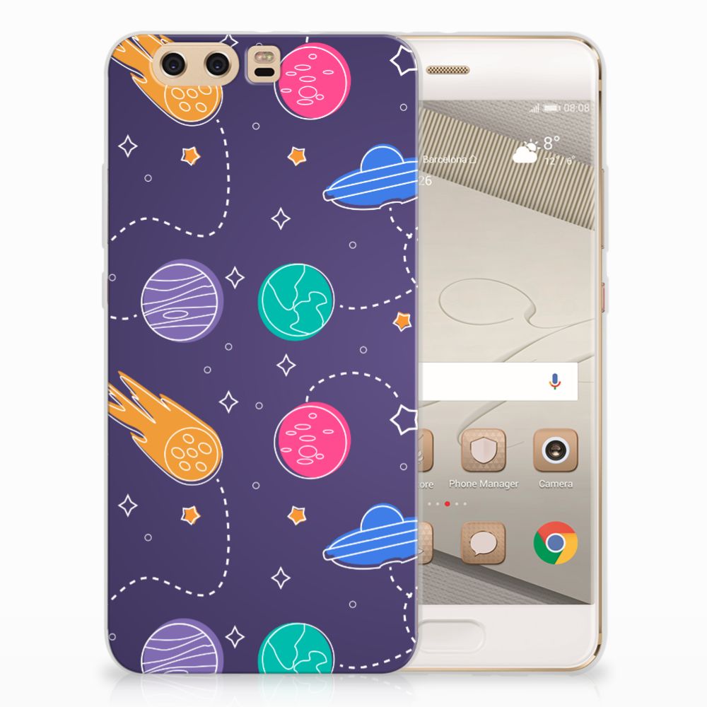 Huawei P10 Plus Silicone Back Cover Space