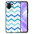 Xiaomi 11 Lite 5G NE | Mi 11 Lite Back Case Zigzag Blauw