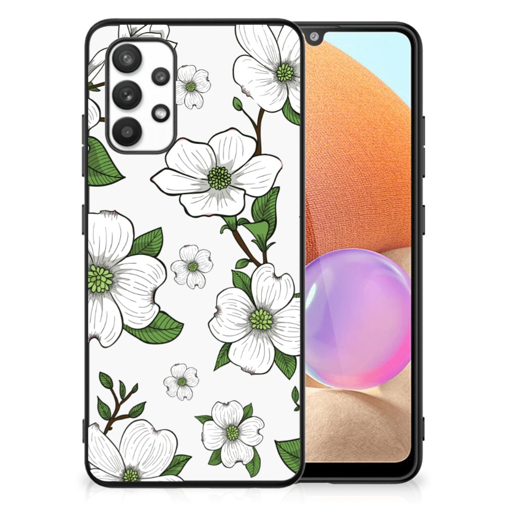 Samsung Galaxy A32 4G | A32 5G Enterprise Editie Bloemen Hoesje Dogwood Flowers