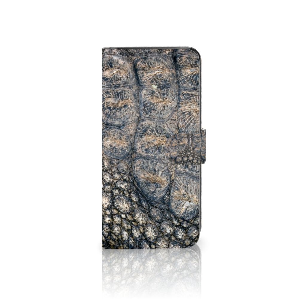 Samsung Galaxy A32 5G Telefoonhoesje met Pasjes Krokodillenprint