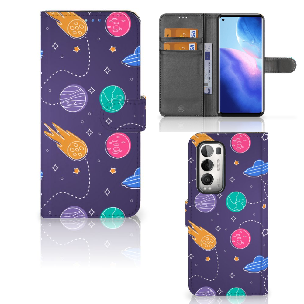 OPPO Find X3 Neo 5G Wallet Case met Pasjes Space
