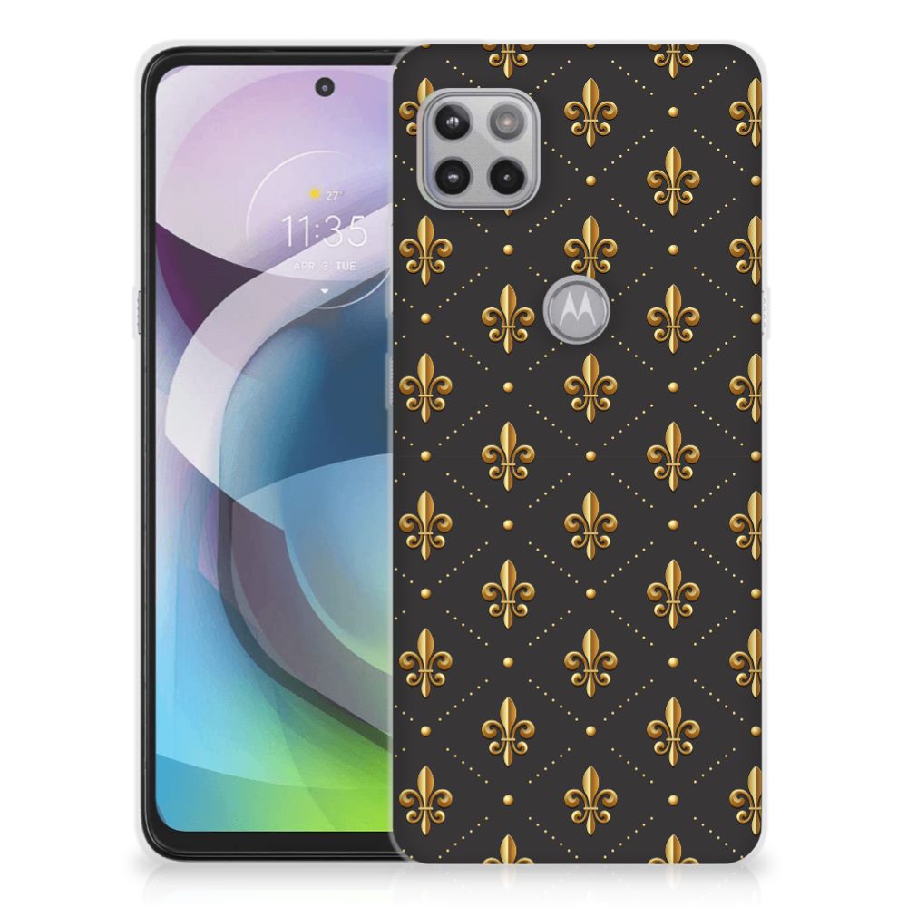 Motorola Moto G 5G TPU bumper Franse Lelie