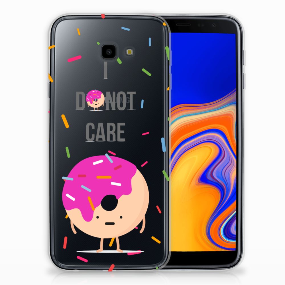 Samsung Galaxy J4 Plus (2018) Siliconen Case Donut Roze