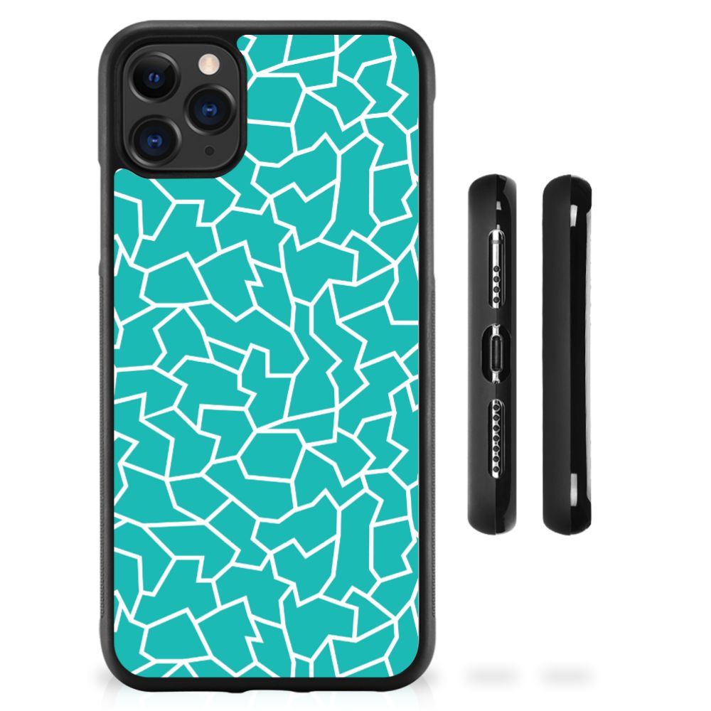 Apple iPhone 11 Pro Max Case Cracks Blue B2C Telecom